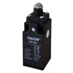   Tracon VP102 Helyzetkapcsoló, görgős 1×NO+1×NC, 6A/230V AC, IP65