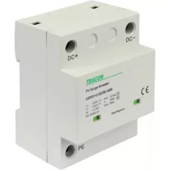   Tracon ESPD1+2-DC50-1000 T1+T2 DC típusú túlfeszültség levezető, egybeépített Ucpv: 1200V; Iimp:12,5kA; In:20kA; Imax:50kA; Up:4kV
