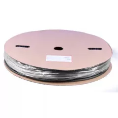   Tracon ZSVR60-D, Zsugorcső, vékonyfalú, 3:1zsugorodás, gyantás, fekete, dobon 6/2mm, POLIOLEFIN