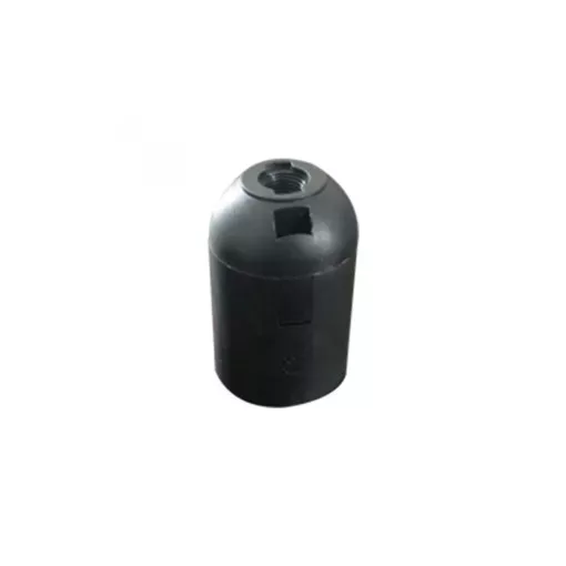 GAO 0708S E27 foglalat, fekete ( 0708S )