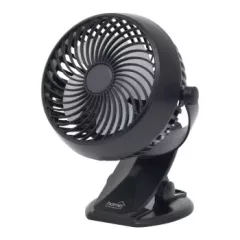   HOME CLF 10/BK Csíptetős, akkumulátoros ventilátor, 10 cm, fekete ( CLF 10/BK )