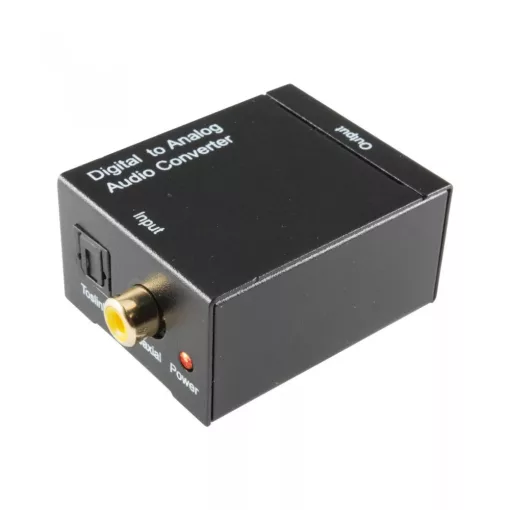 SAL DTA AUDIO Digitál-analóg audió átalakító, opt.kábellel ( DTA AUDIO )