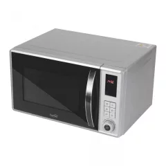   HOME HG MH 23 GR Mikrohullámú sütő, grill funkcióval, digitális, ezüst, 800 W / 1000 W