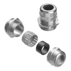   Weidmüller 1009860000 VGM20-SS 68 KB 6-12 VG S (standard stainless steel cable gland), Tömszelence, M 20, 8 mm, OD min. 6 - OD max. 12 mm, nemesacél 1.4305 (303)