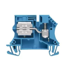   Weidmüller 1010880000 WNT 6 10X3 Null bontó sorozat kapocs Nullbontó sorkapcsok, Gyűjtősín-csatlakozás, 6 mm2;, 400 V, 41 A, csúszó, Kék