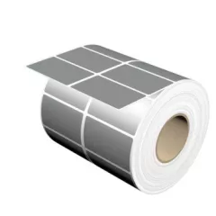   Weidmüller 1014680000 THM MT30x 30/52 SI THM, Készülékjelölők, 52 x 30 mm, Ezüst