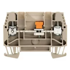   Weidmüller 1016700000 WTL 6/1 sorozat kapocs Mérő-bontó sorkapocs, Csavaros csatlakozás, 6 mm2;, 630 V, 41 A, csúszó, Sötétbézs