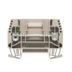   Weidmüller 1017100000 WTD 6/1 sorozat kapocs Átvezető sorkapocs, Csavaros csatlakozás, 6 mm2;, 630 V, 41 A, nélkül, Sötétbézs