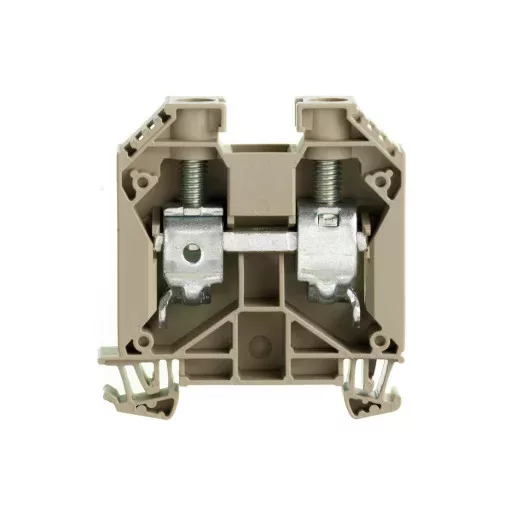 Weidmüller 1020500000 WDU 35 Átvezető sorkapocs, Csavaros csatlakozás, 35 mm2;, 1000V AC / 1000V DC, 125 A, Sötétbézs