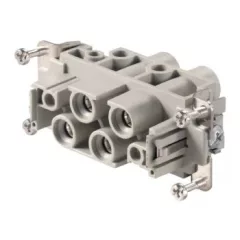   Weidmüller 1023210000 HDC S4/0 FS HDC-betét, Hüvely, 830 V, 80 A, Pólusszám: 4, Csavaros csatlakozás, Méret: 6