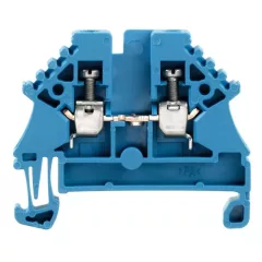   Weidmüller 1023780000 WDU 2.5N BL Átvezető sorkapocs, Csavaros csatlakozás, 2.5 mm2;, 500 V, 24 A, Kék