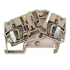  Weidmüller 1023830000 ZTR 6-2 Mérő-bontó sorkapocs, Húzórugós csatlakozás, 6 mm2;, 690 V, 32 A, Csuklós, Sötétbézs ( WEIDMÜLLER 1023830000 )