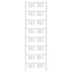   Weidmüller 1025220000 SFC 3/12 MC NE WS SlimFix Clip, Vezeték és kábeljelölők, 3.5 - 7 mm, 12 x 12.5 mm, Fehér