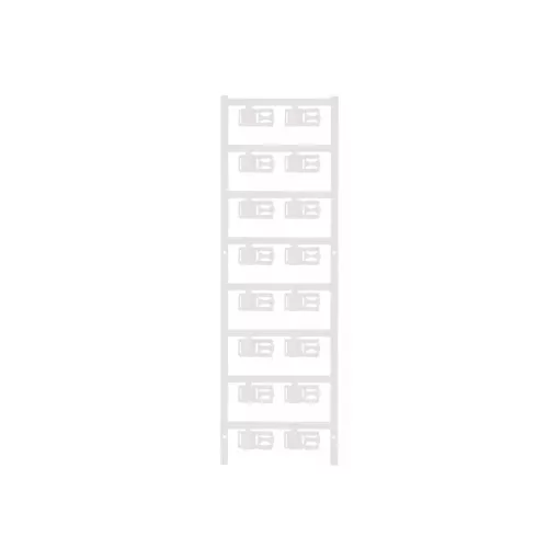 Weidmüller 1025220000 SFC 3/12 MC NE WS SlimFix Clip, Vezeték és kábeljelölők, 3.5 - 7 mm, 12 x 12.5 mm, Fehér