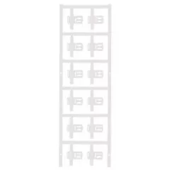   Weidmüller 1025310000 SFC 3/30 MC NE WS SlimFix Clip, Vezeték és kábeljelölők, 3.5 - 7 mm, 30 x 12.5 mm, Fehér