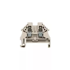   Weidmüller 1040800000 WDU 2.5N ZQV Átvezető sorkapocs, Csavaros csatlakozás, 2.5 mm2;, 500 V, 24 A, Sötétbézs