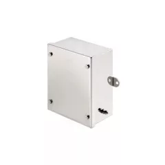   Weidmüller 1058820000 KLIPPON STB 1.1 SS E Klippon STB (Small Terminal Box), Üres ház, Nemesacél házak, Magasság: 150 mm, Szélesség: 120 mm, Mélység: 80 mm, Anyag: Nemesacél 1.4404 (316 L), Elektropolírozott, Ezüst