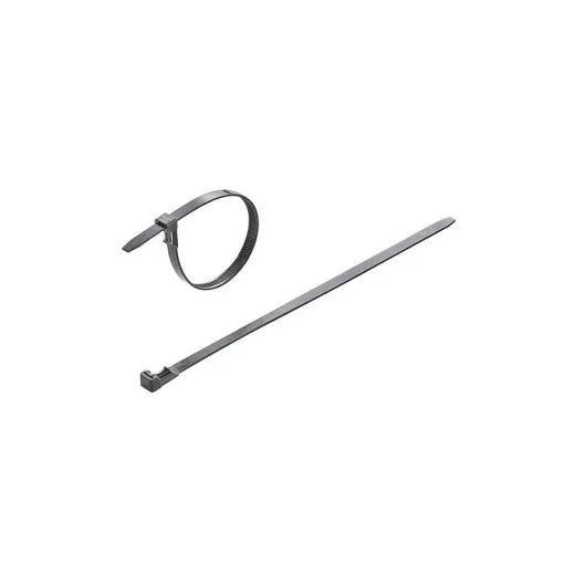 Weidmüller 1059250000 CB-R 350/7.5 BLACK Kábelkötők, HxSZ: 350 x 7.5 mm, Poliamid 66, 220 N