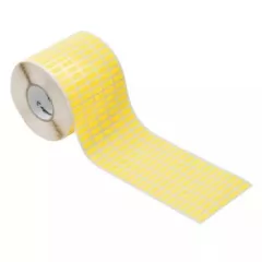   Weidmüller 1059790000 THM GEW 15/6 GE THM, Készülékjelölők, 6 x 15 mm, Sárga
