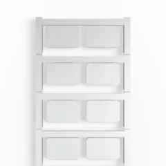   Weidmüller 1073340000 SM 27/18 K MC NE GR SwitchMark, Készülékjelölők, 18 x 27 mm, Szürke