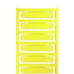   Weidmüller 1076890000 SFX 11/60 MC NE GE V0 SlimFix X, Vezeték és kábeljelölők, 7 - 40 mm, 60 x 11 mm, Sárga