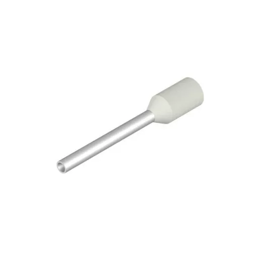 Weidmüller 1076990000 H0.5/18D W Érvéghüvely, szigetelt, 14 mm, 12 mm, Fehér