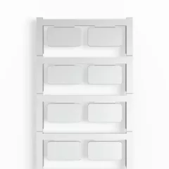  Weidmüller 1079560000 CC 15/27 K MC NE GR ClipCard, Készülékjelölők, 15 x 27 mm, Szürke