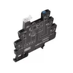   Weidmüller 1123240000 TRS 24VDC 1CO EMPTY, Relé talp 1 váltóérintkező , 24V DC +/-20 % vezérlőfeszültség, 10A folytonos áram, csavaros csatlakozás (Termseries)