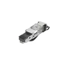   Weidmüller 1132050000 IE-PS-RJ45-FH-BK-B RJ45 csatlakozódugó, szerszám nélkül szerelhető, Cat.6<sub>A</sub> / E osztály<sub>A</sub> (ISO/IEC 11801 2010), 8 eres, EIA/TIA T568 B