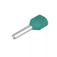   Weidmüller 1139070000 H0,34/14 ZH TK Érvéghüvely, Iker-érvéghüvely, 11 mm, 8 mm, Türkiz