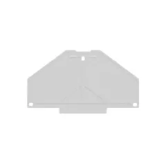   Weidmüller 1211450000 PAP PRV/PPV4 GR P-sorozat, Véglap, Szürke, 3 mm