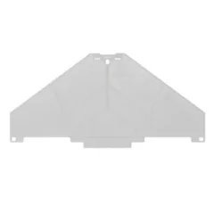   Weidmüller 1211460000 PAP PRV/PPV8 GR P-sorozat, Véglap, Szürke, 3 mm