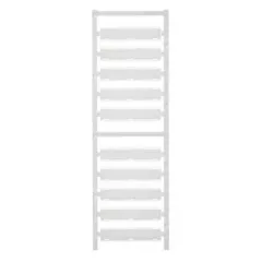   Weidmüller 1248810000 SFX 10/60 S MC NE WS SlimFix X, Vezeték és kábeljelölők, 7 - 40 mm, 60 x 13.62 mm, Fehér