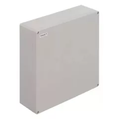   Weidmüller 1305970000 KLIPPON POK 404012 Klippon POK (polyester empty enclosure), Üres ház, Magasság: 405 mm, Szélesség: 400 mm, Mélység: 120 mm, Anyag: üvegszál erősítésű poliészter, kezeletlen, polírozott, Ezüstszürke
