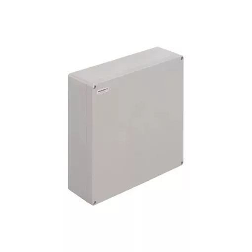 Weidmüller 1305970000 KLIPPON POK 404012 Klippon POK (polyester empty enclosure), Üres ház, Magasság: 405 mm, Szélesség: 400 mm, Mélység: 120 mm, Anyag: üvegszál erősítésű poliészter, kezeletlen, polírozott, Ezüstszürke