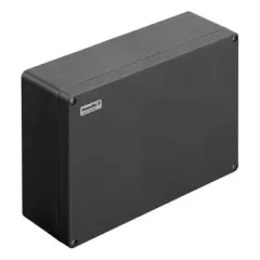  Weidmüller 1306130000 KLIPPON POK 254012 EX Klippon POK (polyester empty enclosure), Üres ház, Magasság: 250 mm, Szélesség: 400 mm, Mélység: 120 mm, Anyag: üvegszál erősítésű poliészter, kezeletlen, polírozott, Fekete
