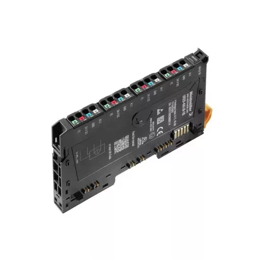 Weidmüller 1315620000 UR20-4AI-UI-16 4 AI - 16 bit-es, 4 csatornás, 2-3-4 vezetékes konfigurálható (0…5 V, 0…10 V, 1…5 Remote I/O modul, IP20, 4 csatornás, Analóg jelek, Bemenet, Áram/feszültség, 16 Bit