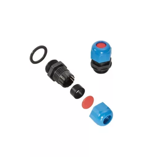 Weidmüller 1461070000 VG M25 EXI BL VG Exi 4J (Ex plastic cable gland 4J Exi), Tömszelence, M 25, 10 mm, OD min. 13 - OD max. 18 mm, IP54, IP66, IP67, IP68 - 5 bar (30 min.), Poliamid 6
