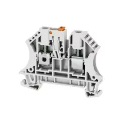   Weidmüller 1474620000 WTR 4 GR Mérő-bontó sorkapocs, Csavaros csatlakozás, 4 mm2;, 400 V, 32 A, Csuklós, Szürke