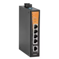  Weidmüller 1504320000 IE-SW-BL05-1GT-4GTPOE Hálózati switch, nem konfigurálható PoE, Gigabit Ethernet, Portok száma: 4 * RJ45 10/100/1000BaseT(X) PoE+, 1 * RJ45 10/100/1000BaseT(X), IP30, 0 °C...60 °C