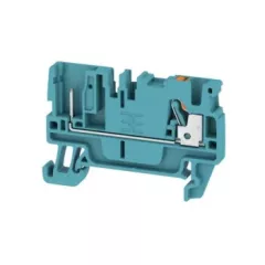   Weidmüller 1513990000 APGTB 2.5 FT 2C/1 BL Átvezető sorkapocs, PUSH IN, 2.5 mm2;, 800 V, 24 A, Kék