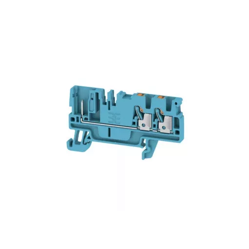 Weidmüller 1514020000 APGTB 2.5 FT 3C/1 BL Átvezető sorkapocs, PUSH IN, 2.5 mm2;, 800 V, 24 A, Kék