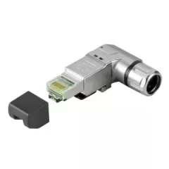   Weidmüller 1518090000 Communication component(IE) RJ45 csatlakozódugó, szerszám nélkül szerelhető, 90°, 4x90°, Cat.6<sub>A</sub> / E osztály<sub>A</sub> (ISO/IEC 11801 2010), EIA/TIA T568 B