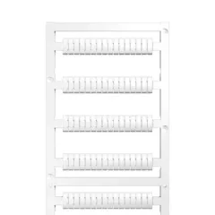   Weidmüller 1521040000 MF-W 9/3.5F MC NE WS MultiFit, Sorkapocs jelölő, 9 x 3.5 mm, Osztás, mm (P): 3.50 WAGO, Fehér