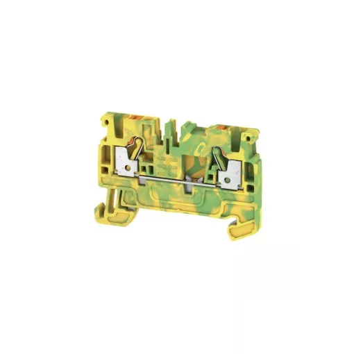 Weidmüller 1521680000 A2C 2.5 PE Földelő sorkapcsok, PUSH IN, 2.5 mm2;, zöld / sárga