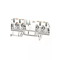   Weidmüller 1521790000 A4C 2.5 WT Átvezető sorkapocs, PUSH IN, 2.5 mm2;, 800 V, 24 A, Fehér