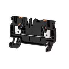   Weidmüller 1521980000 A2C 2.5 BK Átvezető sorkapocs, PUSH IN, 2.5 mm2;, 800 V, 24 A, Fekete
