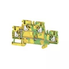   Weidmüller 1547680000 A2T 2.5 PE Földelő sorkapcsok, PUSH IN, 2.5 mm2;, 800 V, zöld / sárga