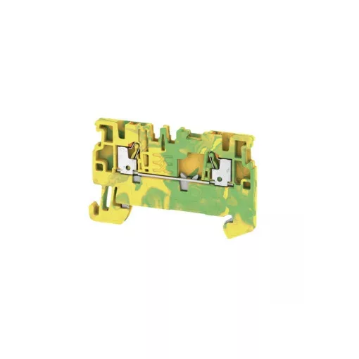 Weidmüller 1552680000 A2C 1.5 PE Földelő sorkapcsok, PUSH IN, 1.5 mm2;, zöld / sárga