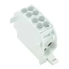   Fővezetéki leágazó sorkapocs 080110-0-3 / 1560730000 szürke, 2x25 + 2x16 mm2, HLAK 25/16 1/2 - WPD 101 2X25/2X16 GY, 1000V AC / 1000V DC, sorolható, alumínium és réz vezetékhez